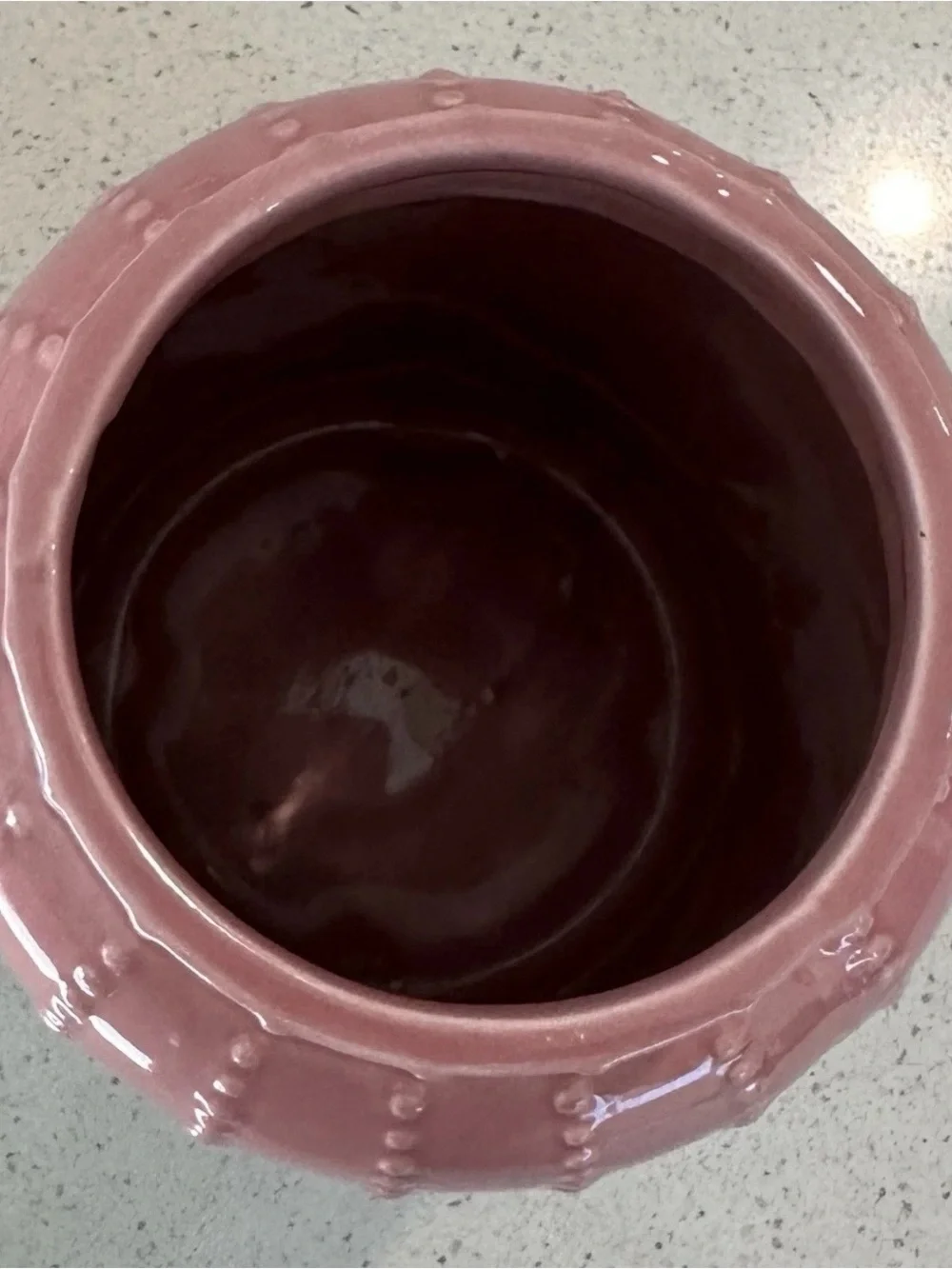 Decorative Pink Ceramic Accent Vase - Modern Home Accents